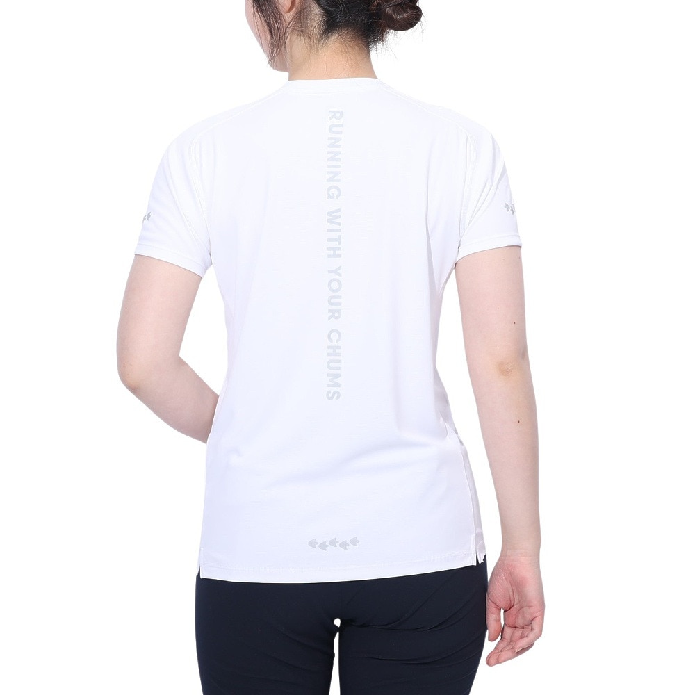 チャムス（CHUMS）（レディース）ランニング BB Face 半袖Tシャツ CH11-2494-W001