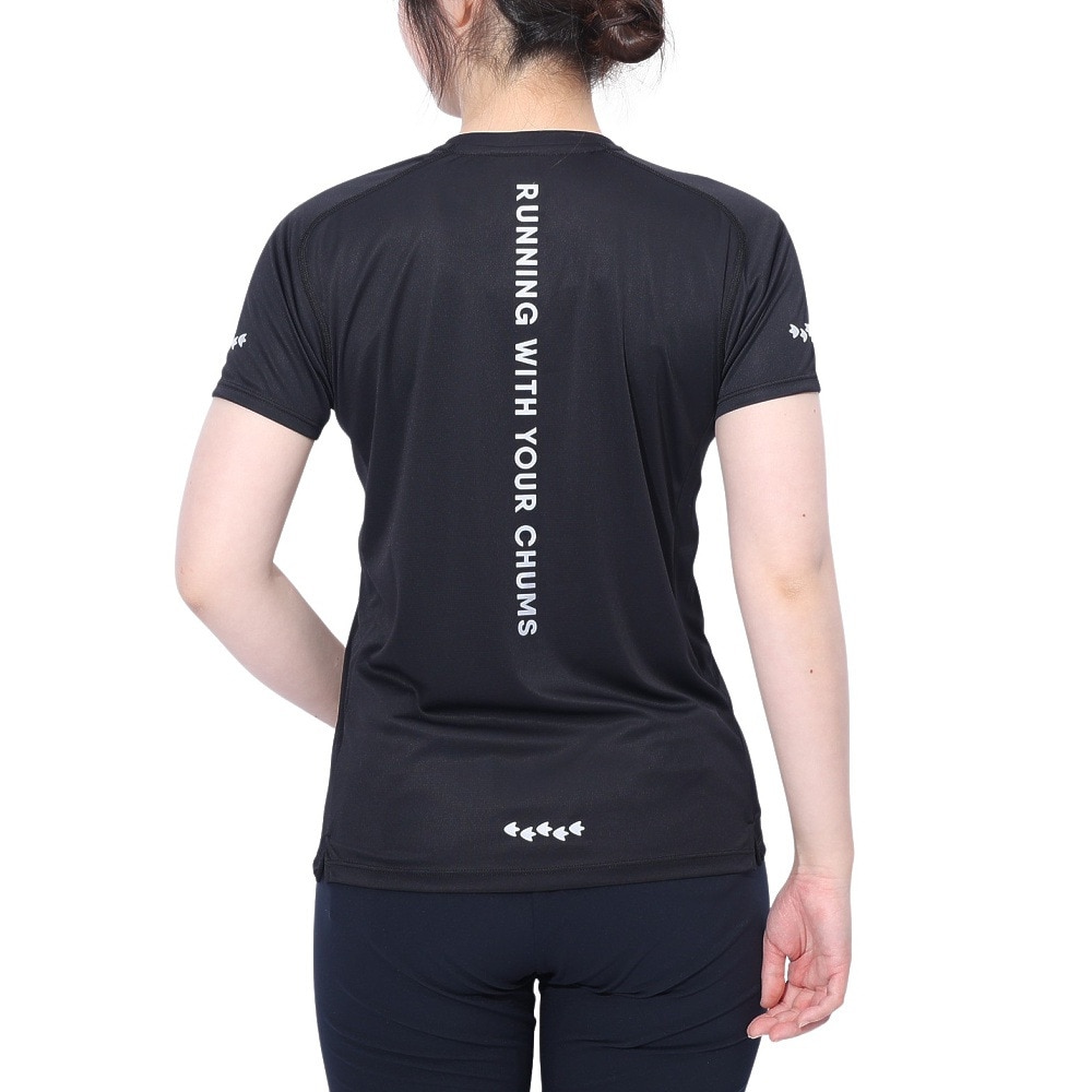 チャムス（CHUMS）（レディース）ランニング Cstm BB 半袖Tシャツ CH11-2495-K001