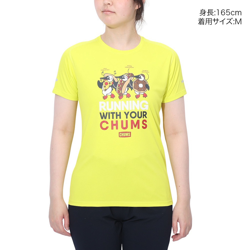 チャムス（CHUMS）（レディース）ランニング Cstm BB 半袖Tシャツ CH11-2495-M014