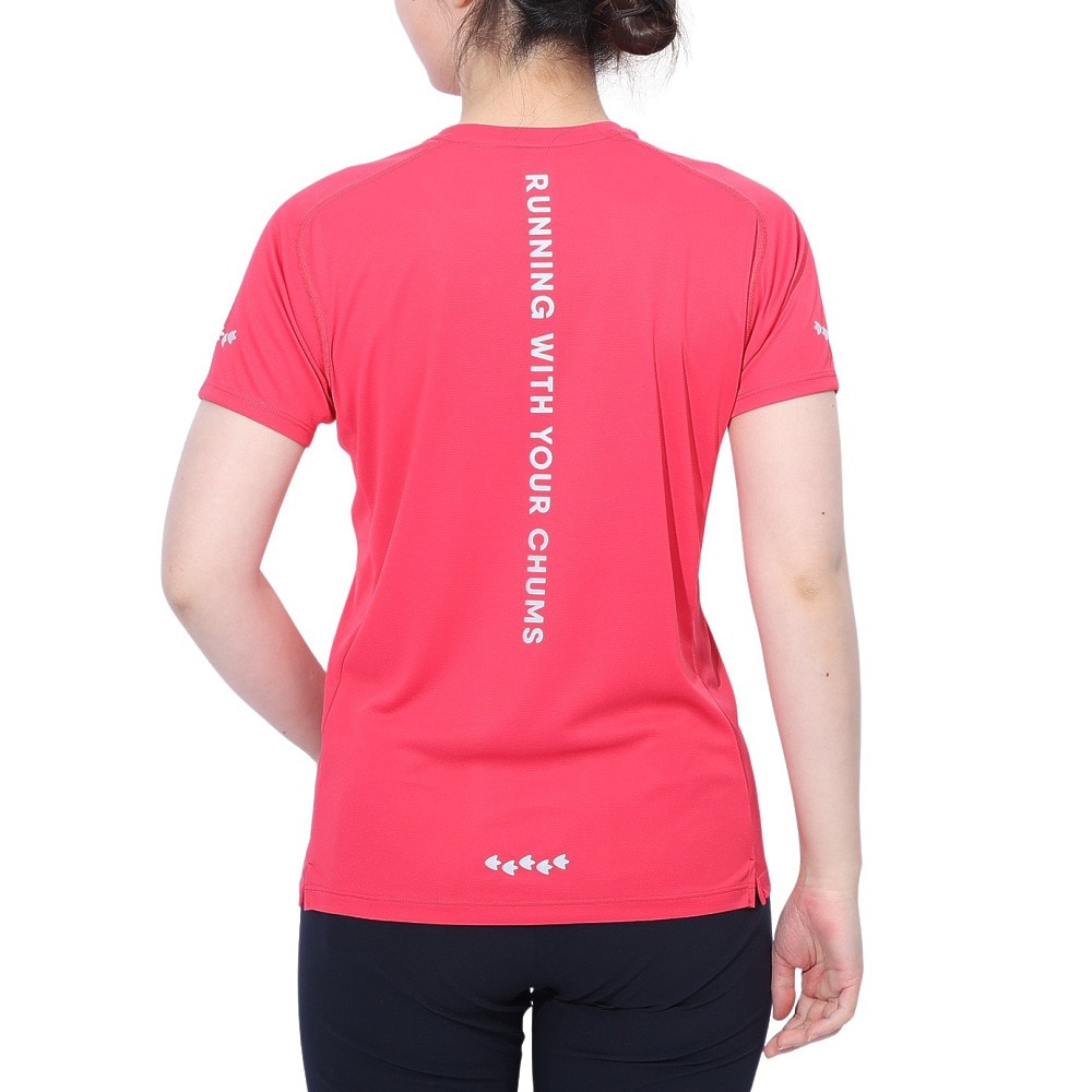 チャムス（CHUMS）（レディース）ランニング Cstm BB 半袖Tシャツ CH11-2495-R018