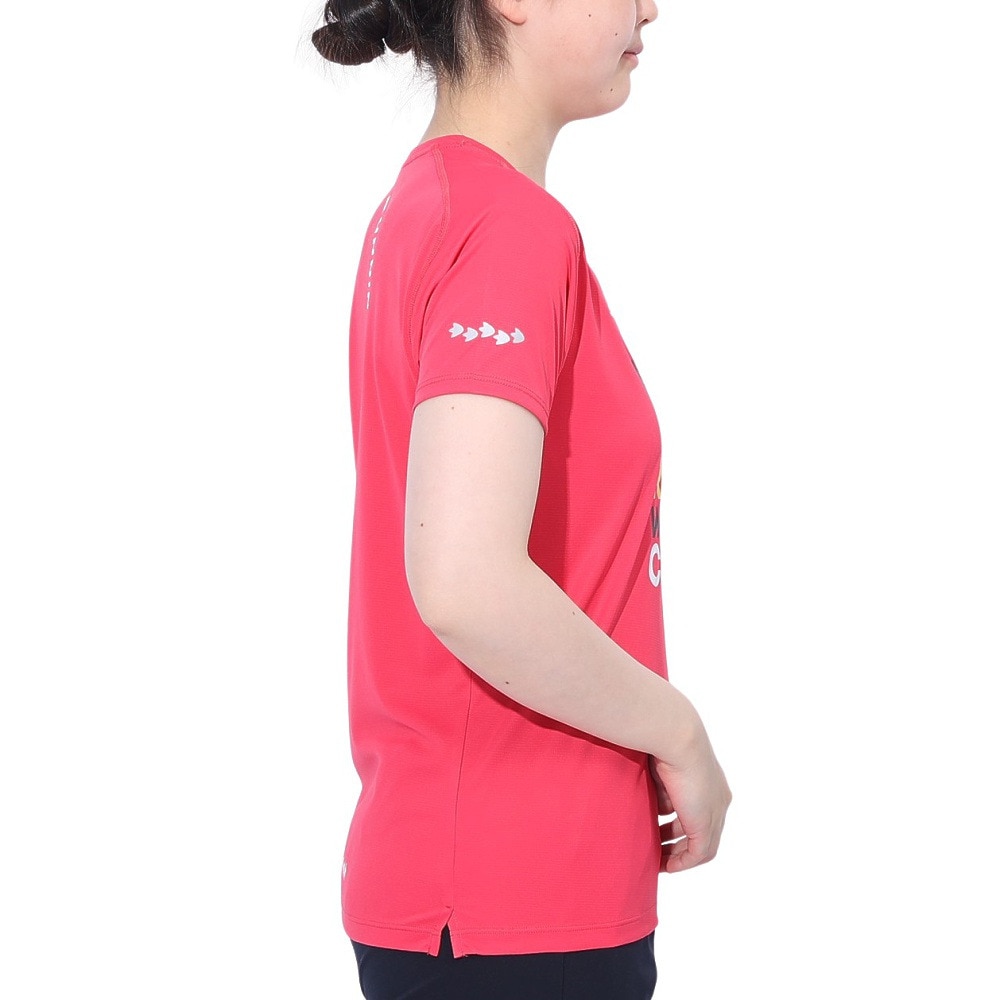 チャムス（CHUMS）（レディース）ランニング Cstm BB 半袖Tシャツ CH11-2495-R018