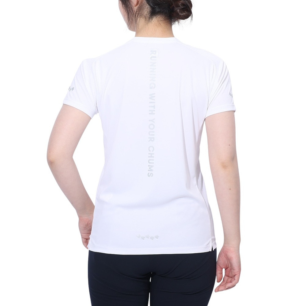チャムス（CHUMS）（レディース）ランニング Cstm BB 半袖Tシャツ CH11-2495-W001
