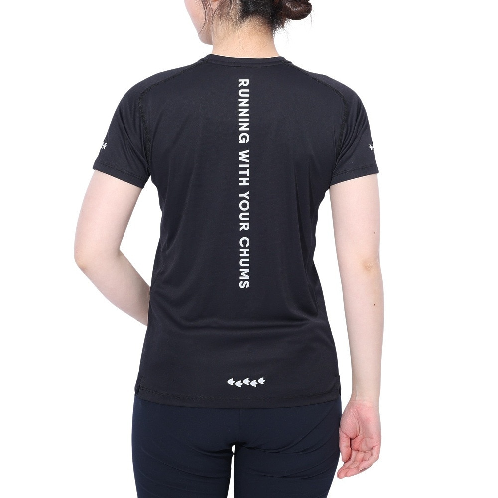 チャムス（CHUMS）（レディース）Rng ラブ&アドヴェン 半袖Tシャツ CH11-2497-K001