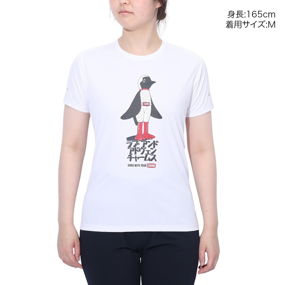 チャムス（CHUMS）（レディース）Rng ラブ&アドヴェン 半袖Tシャツ CH11-2497-W001