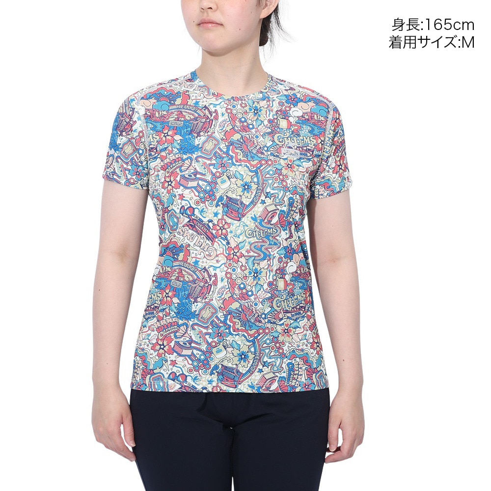 チャムス（CHUMS）（レディース）Rng All Pattern 半袖Tシャツ CH11-2498-Z350