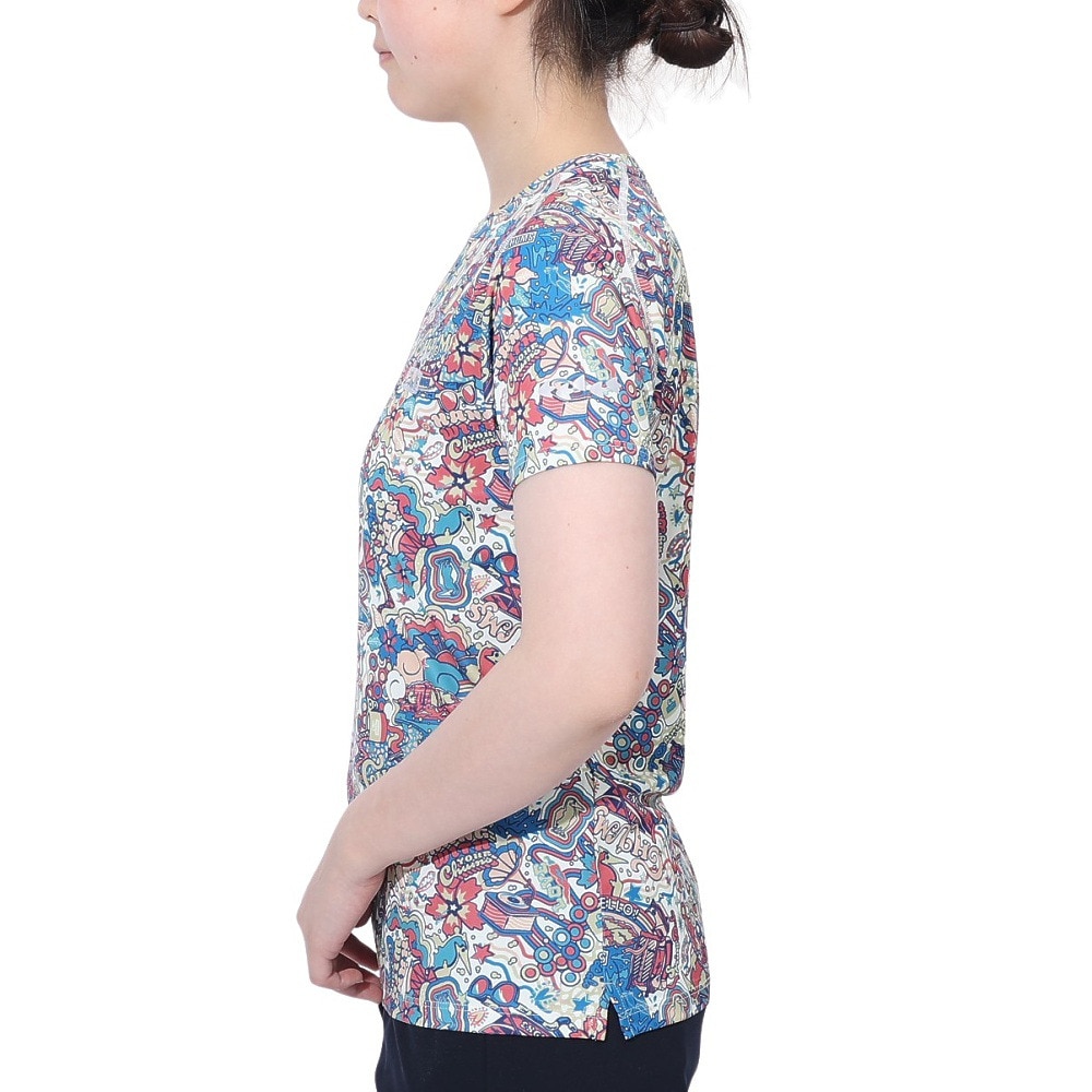 チャムス（CHUMS）（レディース）Rng All Pattern 半袖Tシャツ CH11-2498-Z350