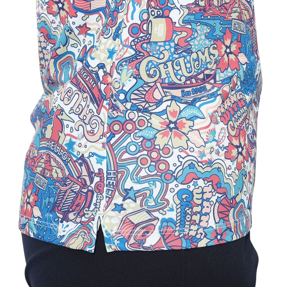 チャムス（CHUMS）（レディース）Rng All Pattern 半袖Tシャツ CH11-2498-Z350