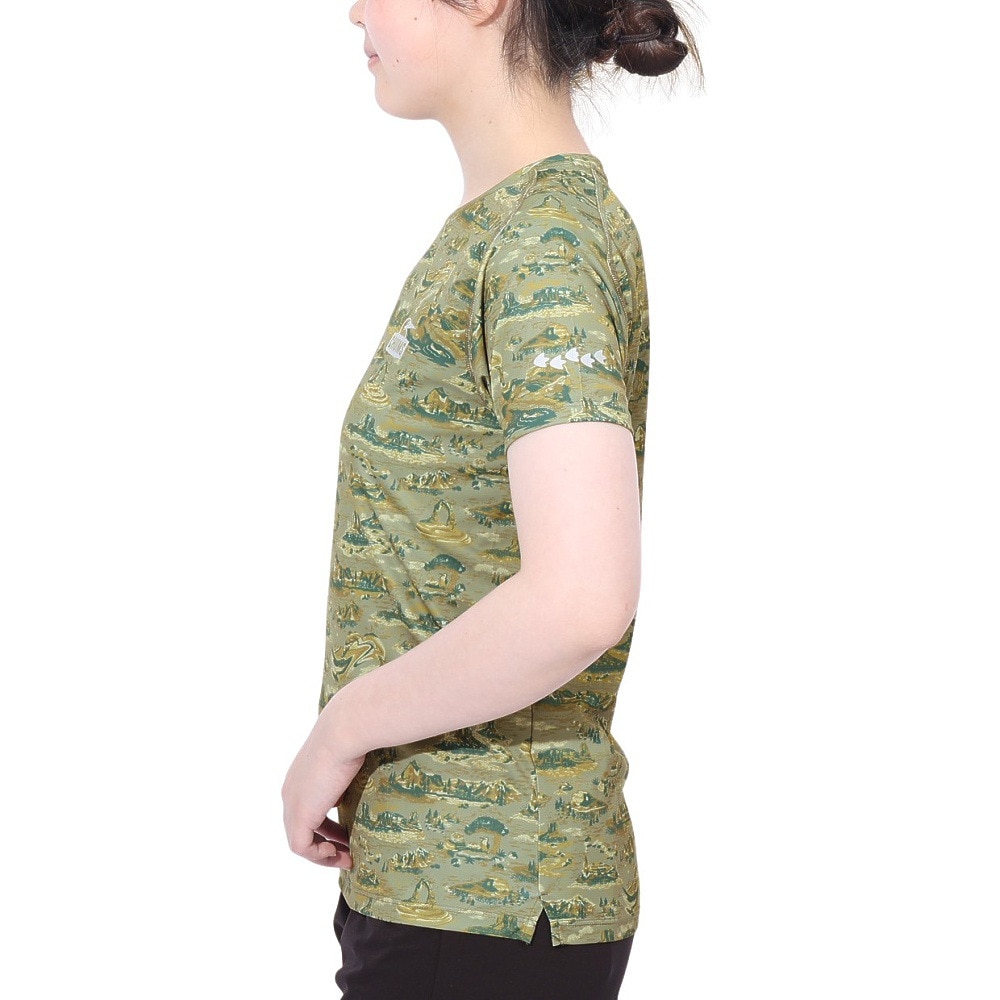 チャムス（CHUMS）（レディース）Rng All Pattern 半袖Tシャツ CH11-2498-Z352