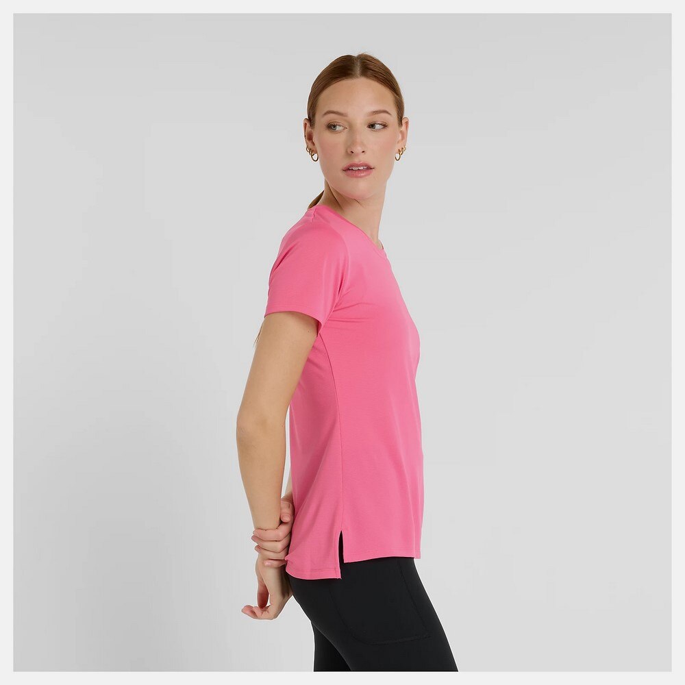 ニューバランス（new balance）（レディース）スポーツショートスリーブTシャツ WT51244DAB