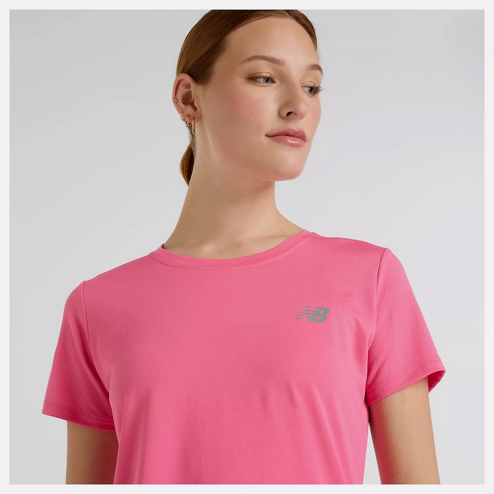 ニューバランス（new balance）（レディース）スポーツショートスリーブTシャツ WT51244DAB