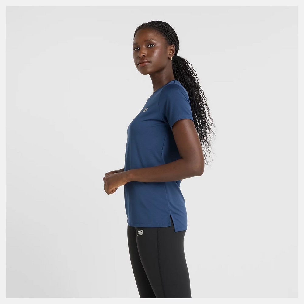 ニューバランス（new balance）（レディース）スポーツショートスリーブTシャツ WT51244NNY
