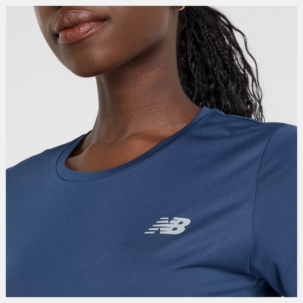 ニューバランス（new balance）（レディース）スポーツショートスリーブTシャツ WT51244NNY