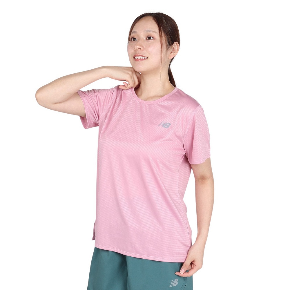ニューバランス（new balance）（レディース）Essentials ランTシャツ WT41222PTF