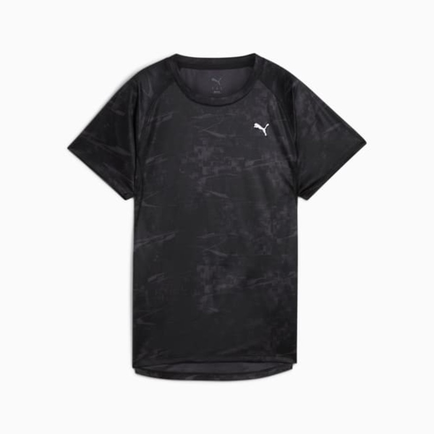 プーマ（PUMA）（レディース）ランニング ヴェロシティ AOP 半袖 Tシャツ 528230 01 BLK