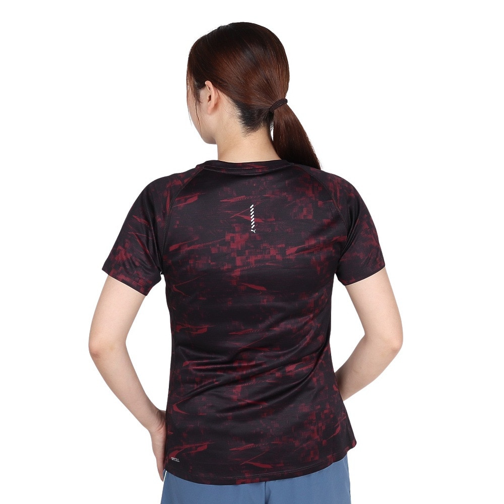 プーマ（PUMA）（レディース）ウィメンズ ランニング ヴェロシティ AOP 半袖Tシャツ 528230 96 ENJ