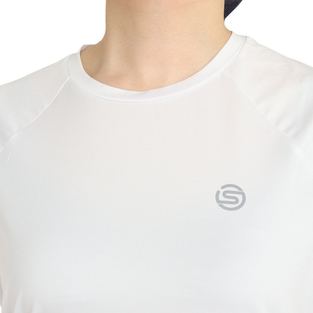 スキンズ（SKINS）（レディース）半袖Tシャツ レディース ロゴ 185-27040-004