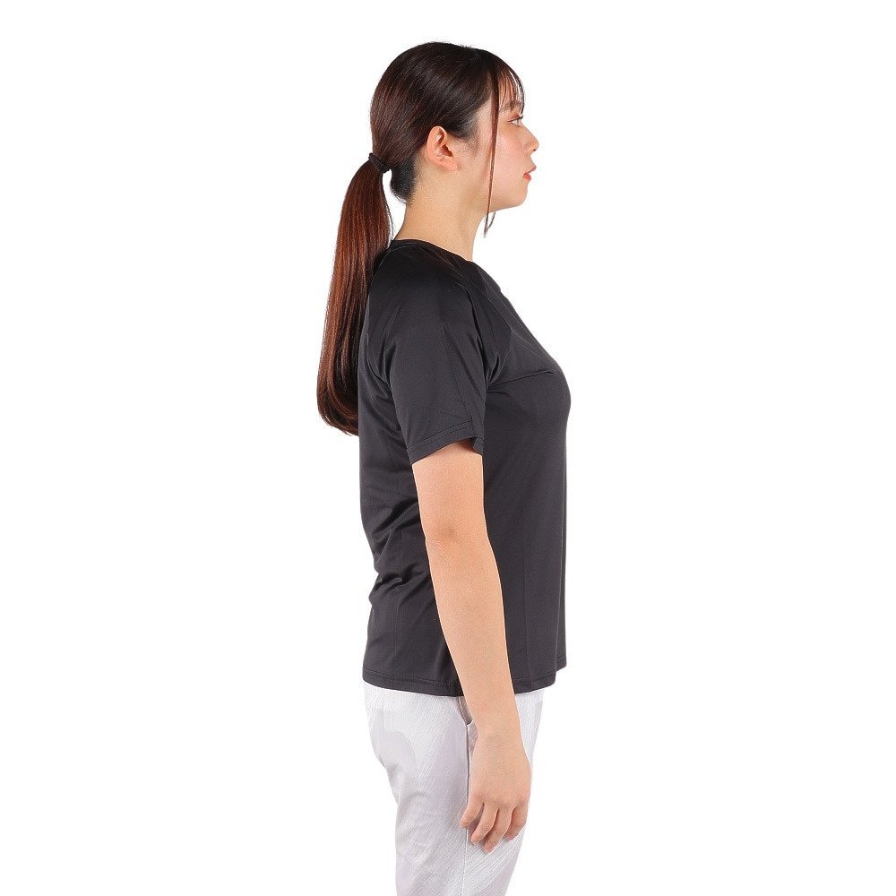 スキンズ（SKINS）（レディース）半袖Tシャツ レディースロゴ 185-27040-019