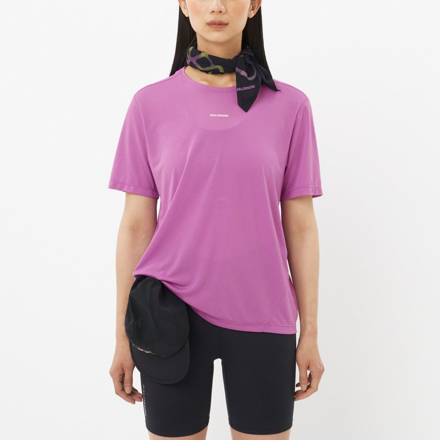 サロモン（SALOMON）（レディース）SHAKEout CORE 半袖Tシャツ