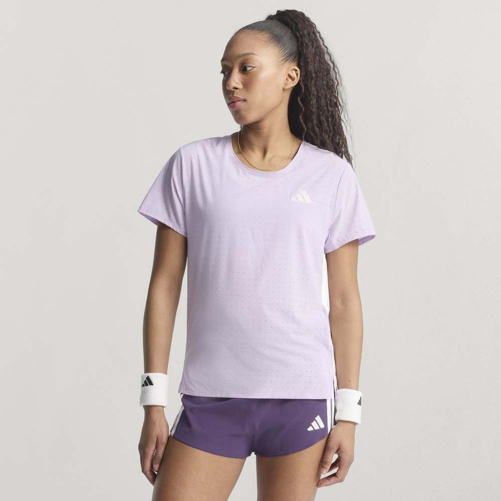 アディダス（adidas）（レディース）アディゼロ ランニング半袖Tシャツ