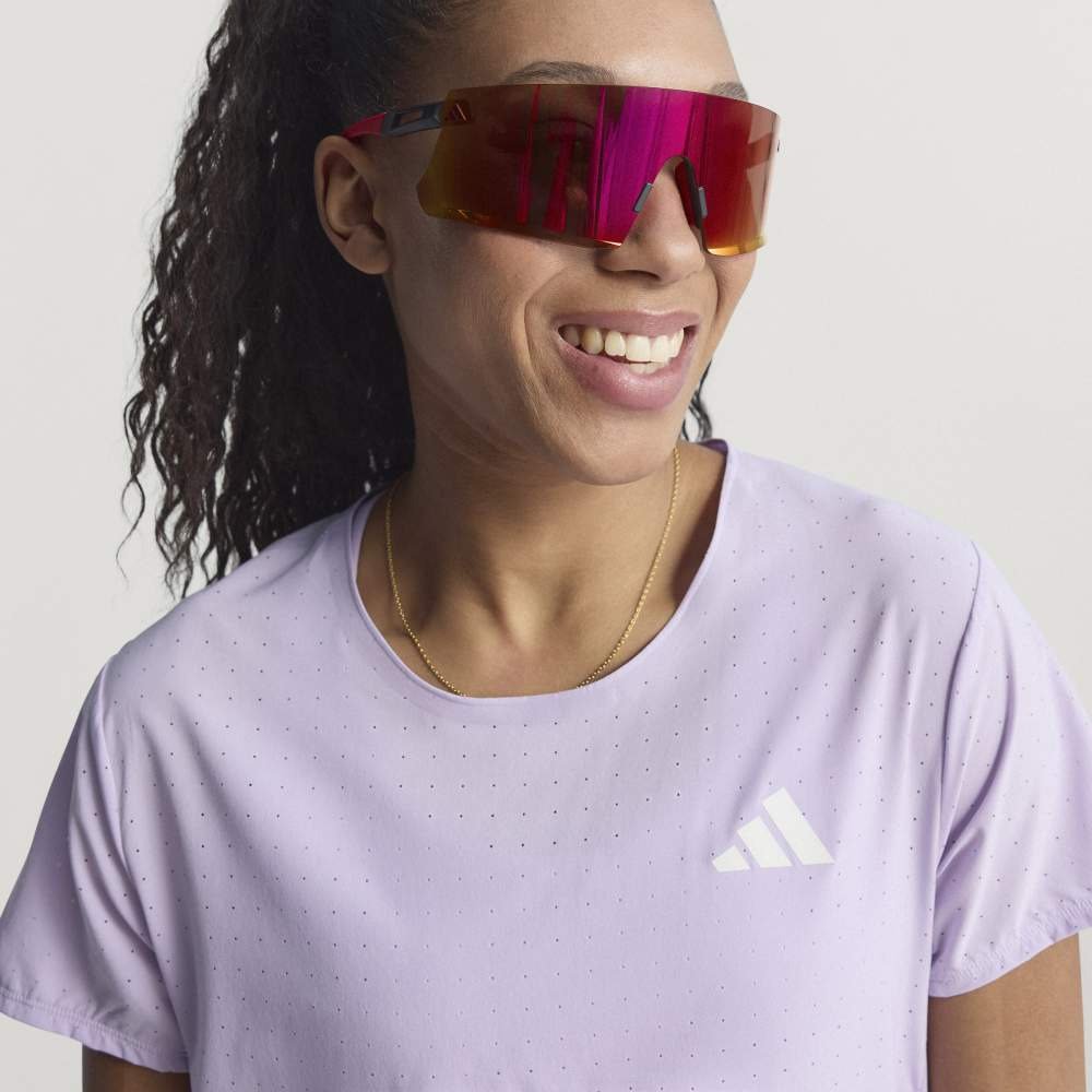 アディダス（adidas）（レディース）アディゼロ ランニング半袖Tシャツ