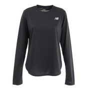 ニューバランス（new balance）（レディース）半袖Tシャツ WT11224BK