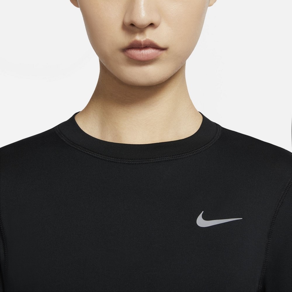 ナイキ（NIKE）（レディース）ドライ 速乾 エレメント 長袖Tシャツ クルー CU3278-010 ナイトラン