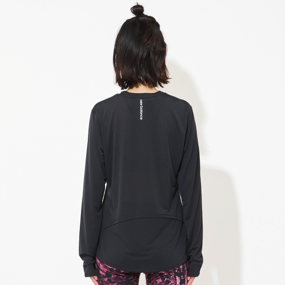 ニューバランス（new balance）（レディース）Accelerate 長袖Tシャツ WT23225BK