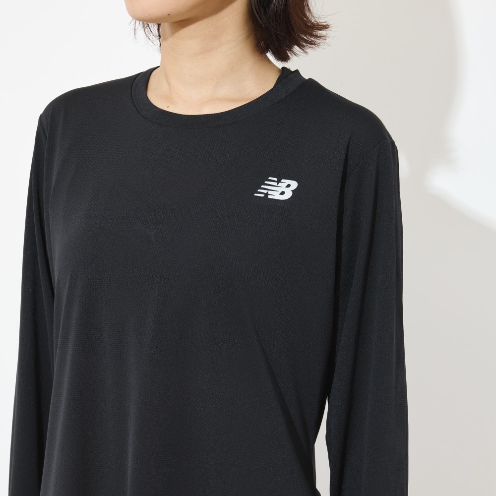 ニューバランス｜Accelerate 長袖Tシャツ WT23225BK - スポーツ用品はスーパースポーツゼビオ