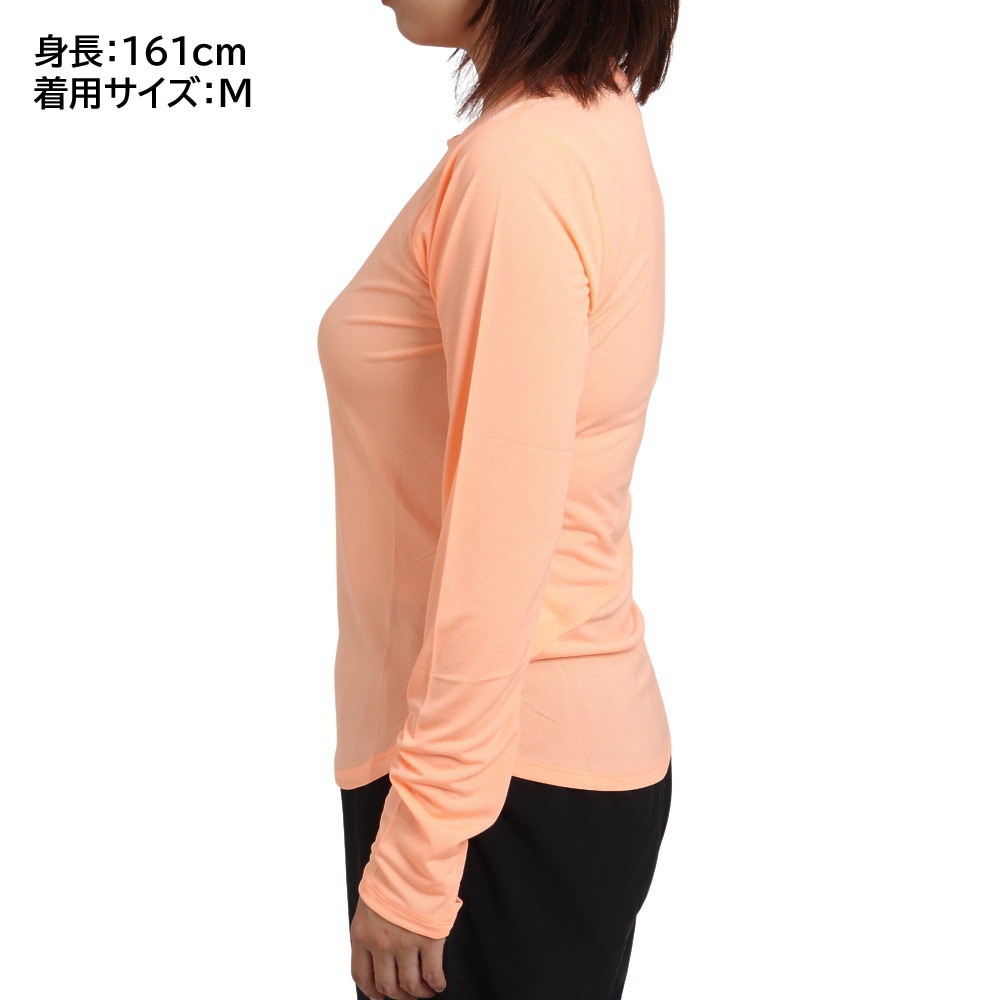 ニューバランス（new balance）（レディース）Accelerate 長袖Tシャツ WT23225LDF ドライ ワークアウトシャツ ジム