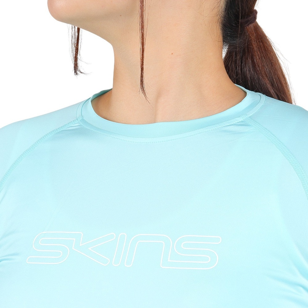 スキンズ（SKINS）（レディース）ロングスリーブランニングシャツ 185-27910-092