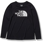 ノースフェイス（THE NORTH FACE）（レディース）ロングスリーブGTDロゴクルーシャツ NTW12377 K