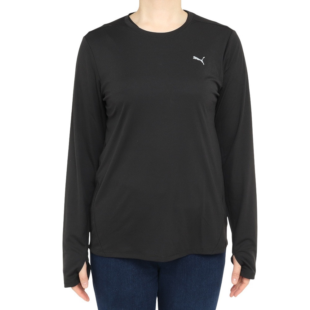 プーマ（PUMA）（レディース）RUN FAVORITE 長袖 Tシャツ 523698 01 BLK★★★