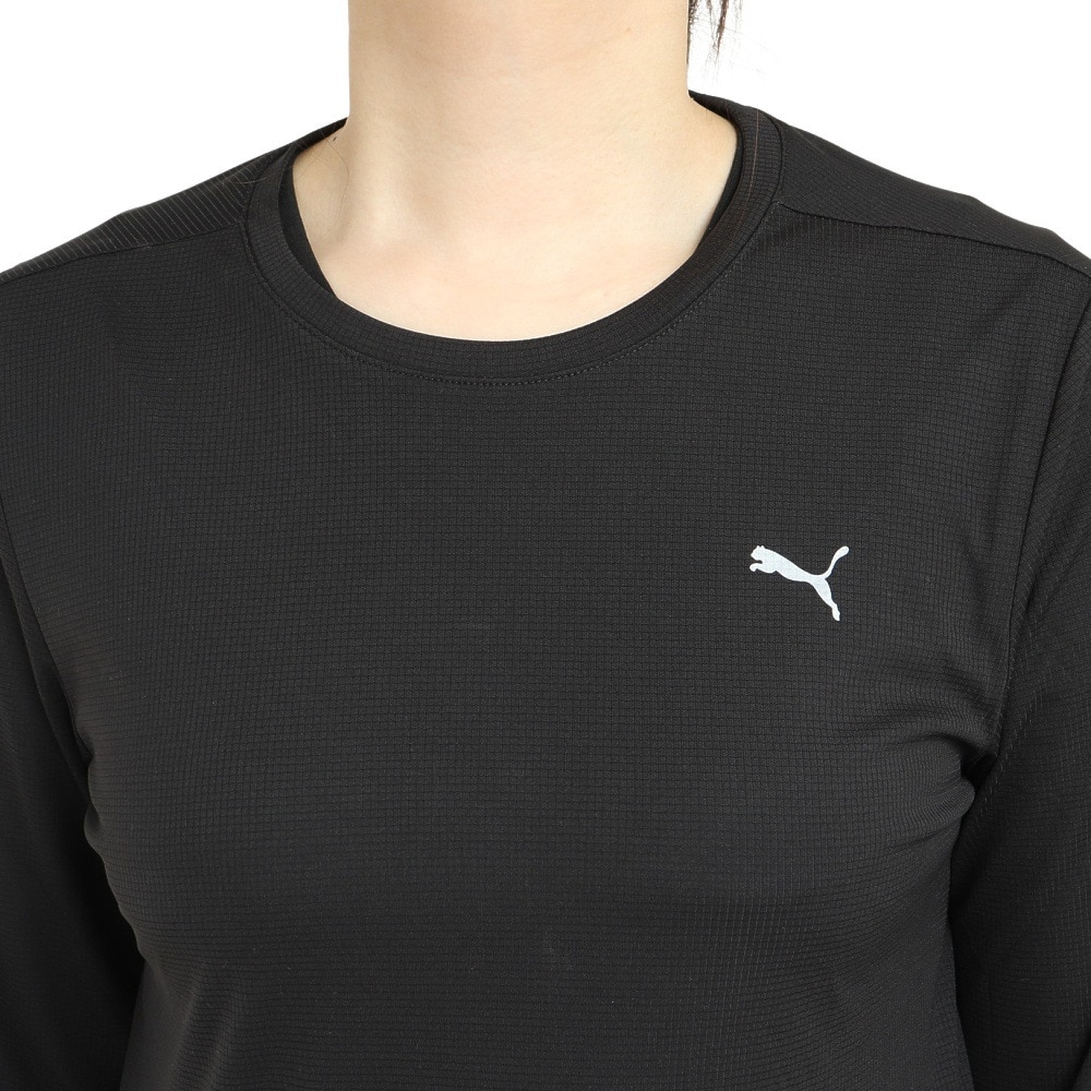 プーマ（PUMA）（レディース）RUN FAVORITE 長袖 Tシャツ 523698 01 BLK★★★