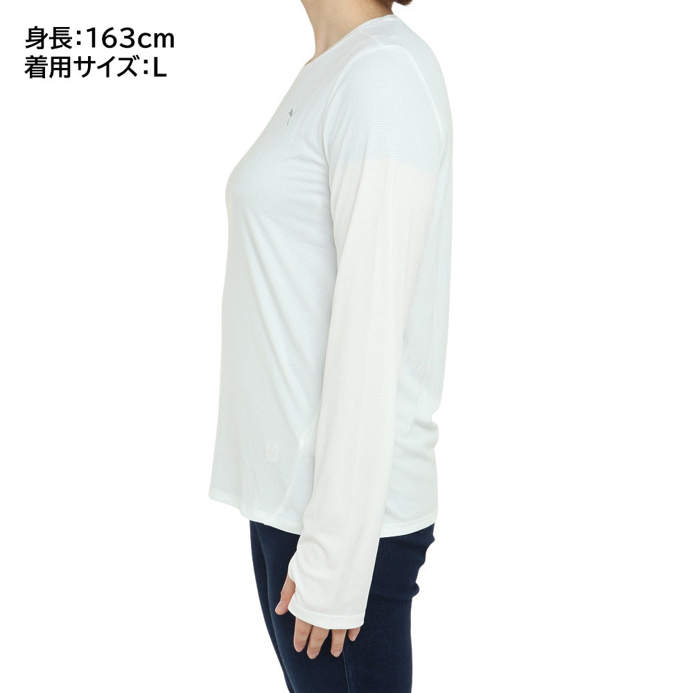 プーマ（PUMA）（レディース）長袖Tシャツ レディース RUN FAVORITE  523698 02 WHT
