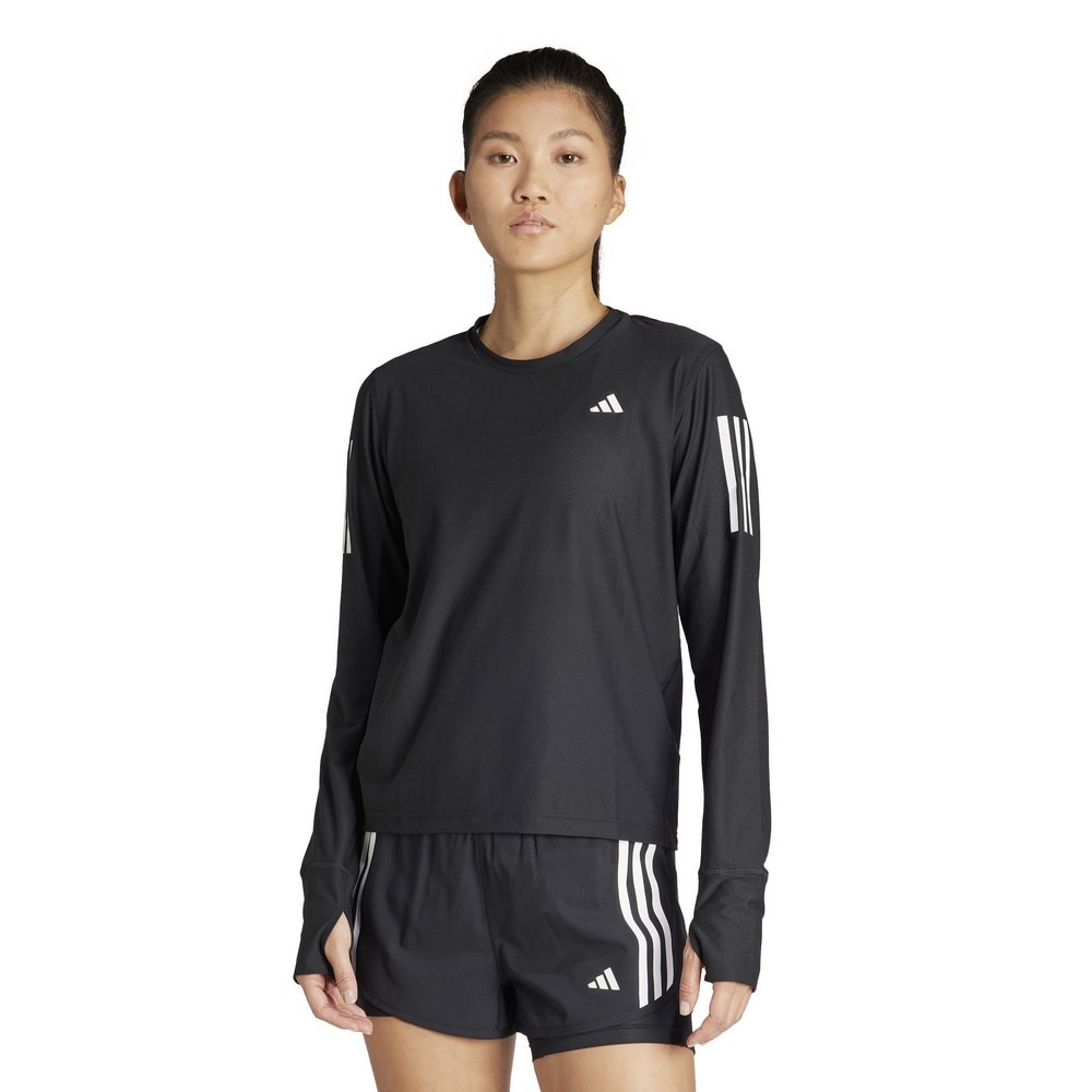 アディダス（adidas）（レディース）ランニングウェア オウン ザ ラン 長袖Tシャツ B IKM77-IN1568