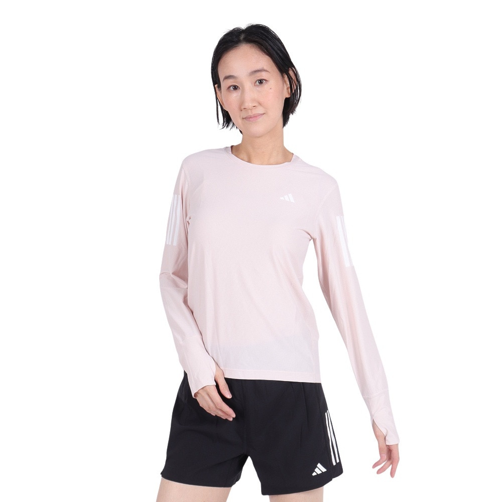 アディダス（adidas）（レディース）オウン ザ ラン Tシャツ 長袖 IKM77-IN8333