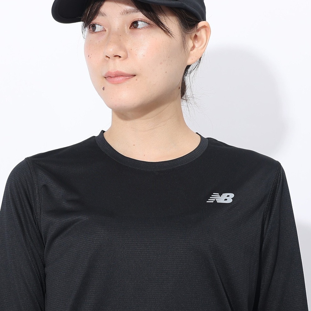 ニューバランス（new balance）（レディース）エッセンシャルズ 長袖Tシャツ WT41225BK