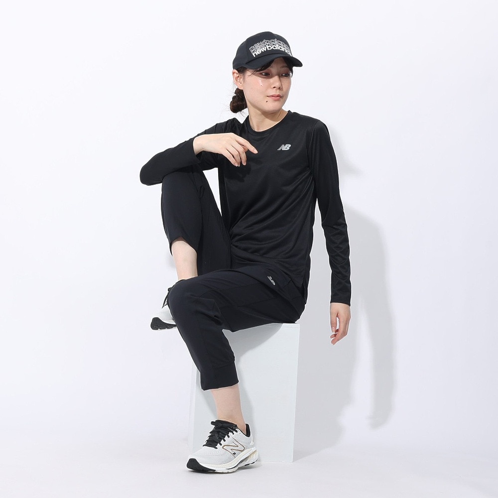 ニューバランス（new balance）（レディース）エッセンシャルズ 長袖Tシャツ WT41225BK