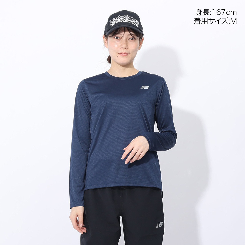 ニューバランス（new balance）（レディース）エッセンシャルズ 長袖Tシャツ WT41225NNY