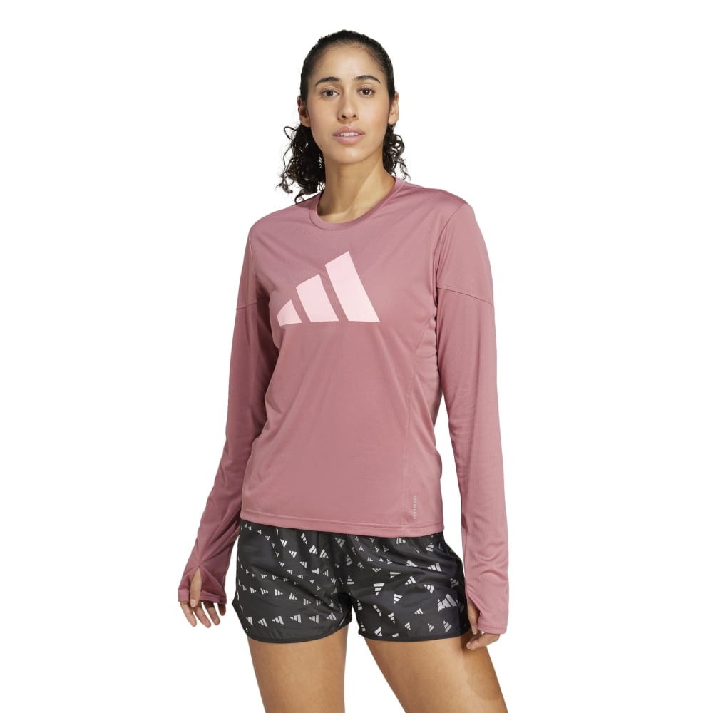 アディダス（adidas）（レディース）ラン イット 長袖Tシャツ IEJ74-IW8458