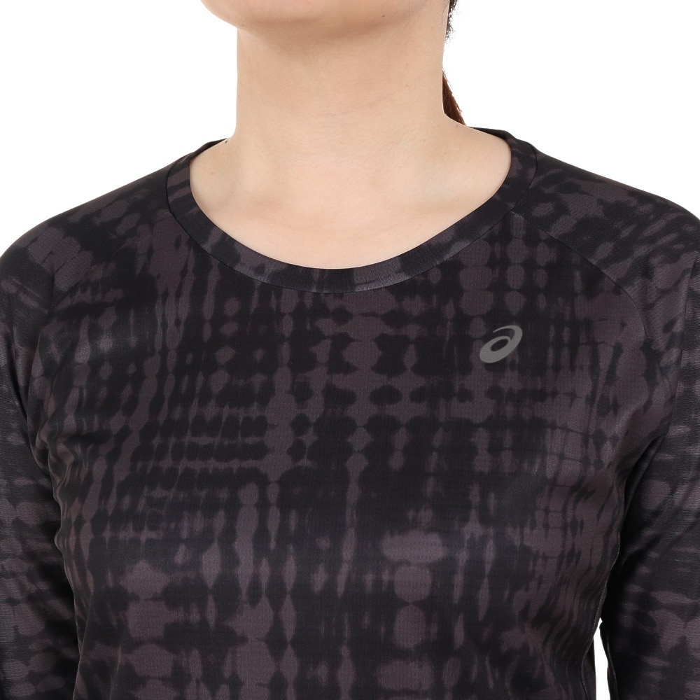アシックス（ASICS）（レディース）ランニング グラフィック長袖シャツ 2012D087.001
