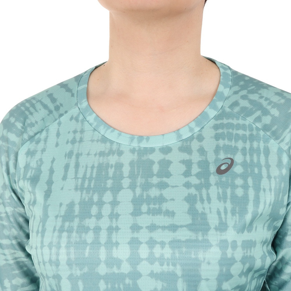 アシックス（ASICS）（レディース）ランニング グラフィック長袖シャツ 2012D087.302