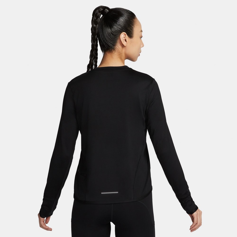 ナイキ（NIKE）（レディース）スウィフト エレメント UV クルーネック 長袖ランニングトップ FB4298-010