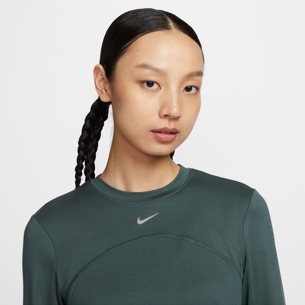 ナイキ（NIKE）（レディース）スウィフト エレメント UV クルーネック 長袖ランニングトップ FB4298-338
