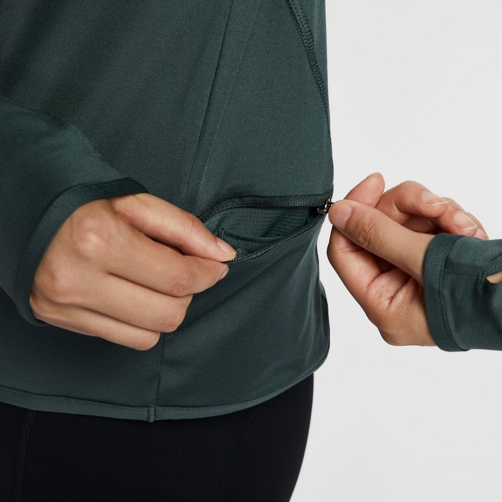 ナイキ（NIKE）（レディース）スウィフト エレメント UV クルーネック 長袖ランニングトップ FB4298-338