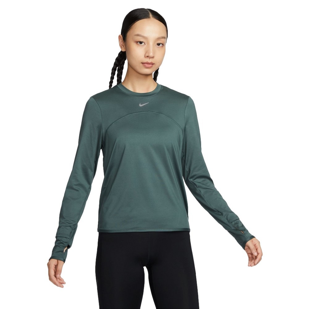 ナイキ（NIKE）（レディース）スウィフト エレメント UV クルーネック 長袖ランニングトップ FB4298-338