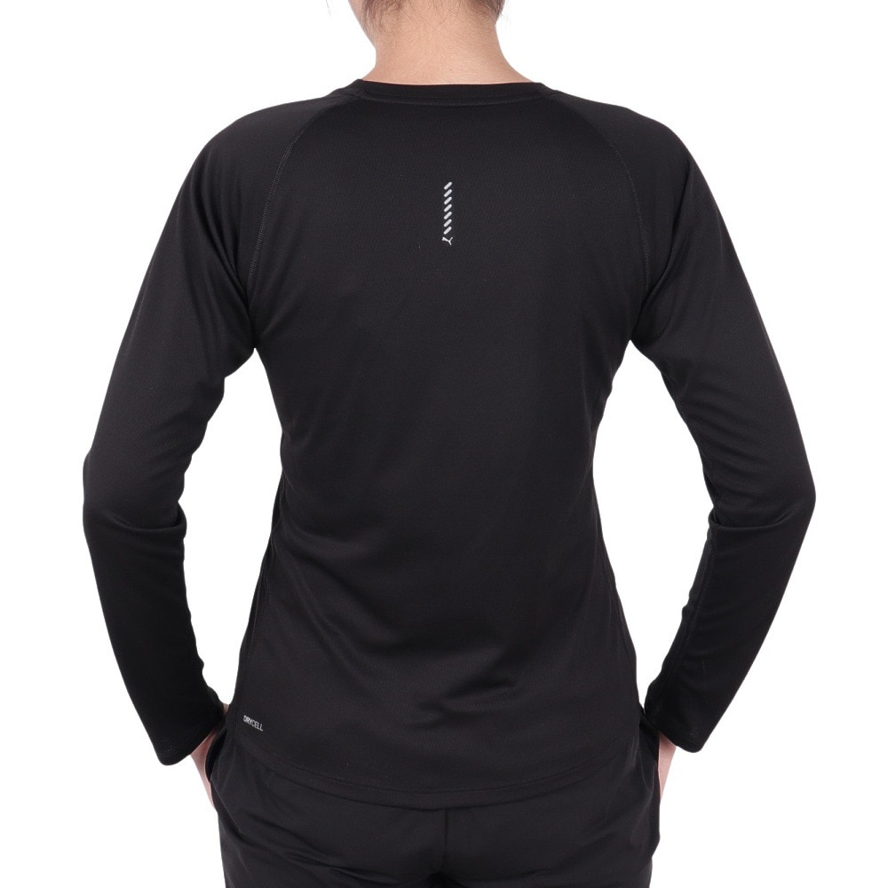 プーマ（PUMA）（レディース）ランニング ラン ヴェロシティ 長袖Tシャツ 527276 01 BLK