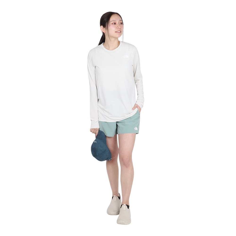 ザ・ノース・フェイス（THE NORTH FACE）（レディース）長袖Tシャツ GTDメランジクルー NTW12597 GS