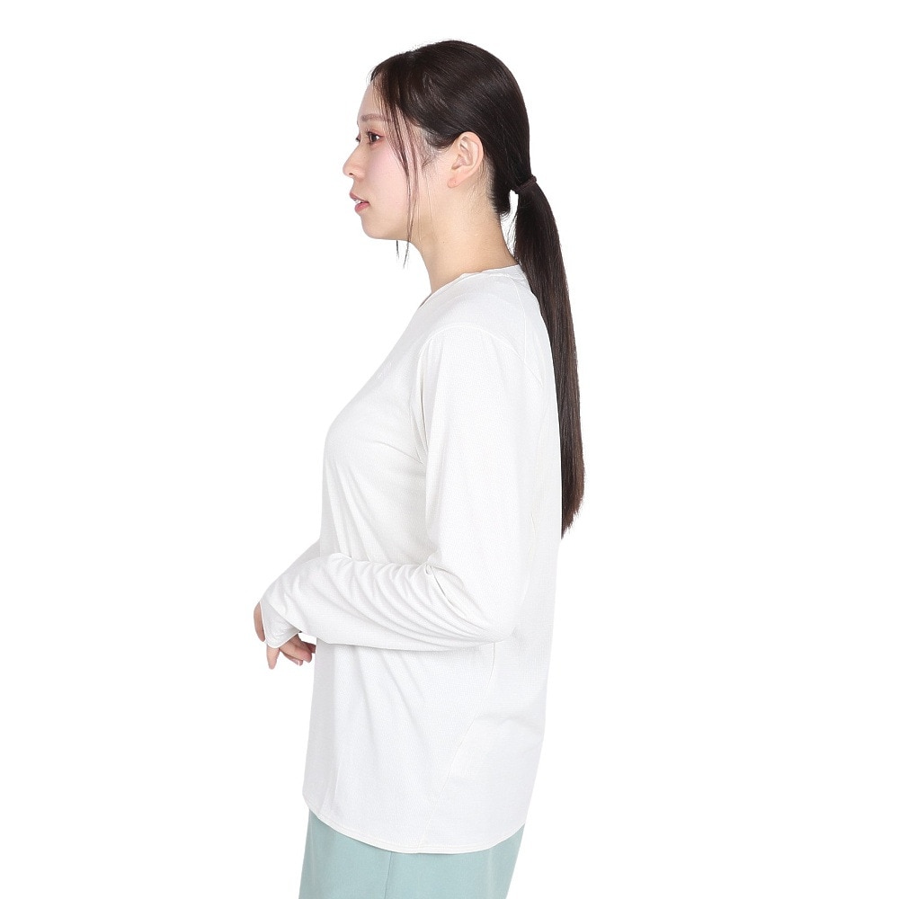 ザ・ノース・フェイス（THE NORTH FACE）（レディース）長袖Tシャツ GTDメランジクルー NTW12597 GS
