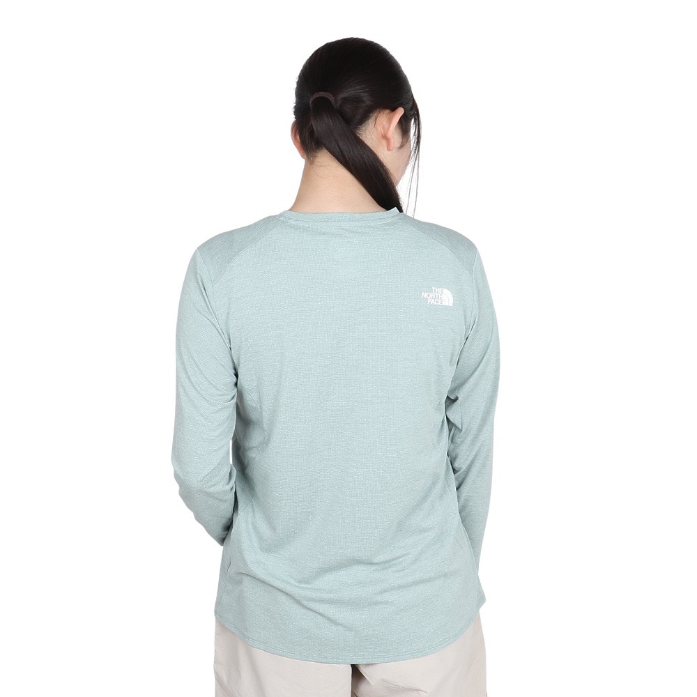 ザ・ノース・フェイス（THE NORTH FACE）（レディース）長袖Tシャツ GTDメランジクルー NTW12597 IG